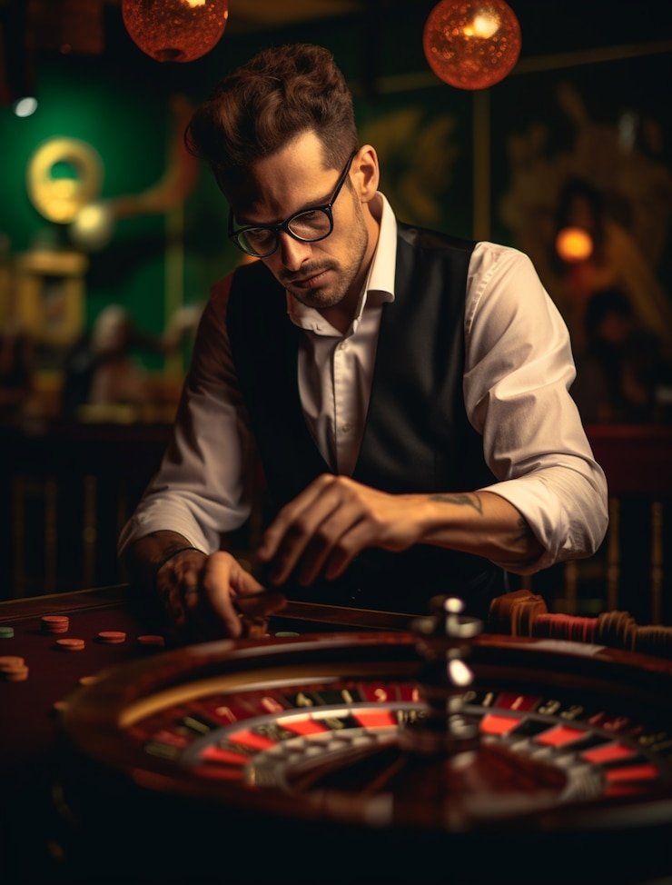 Live dealer baccarat session on chatroulette Casino streamed to a Philippines player